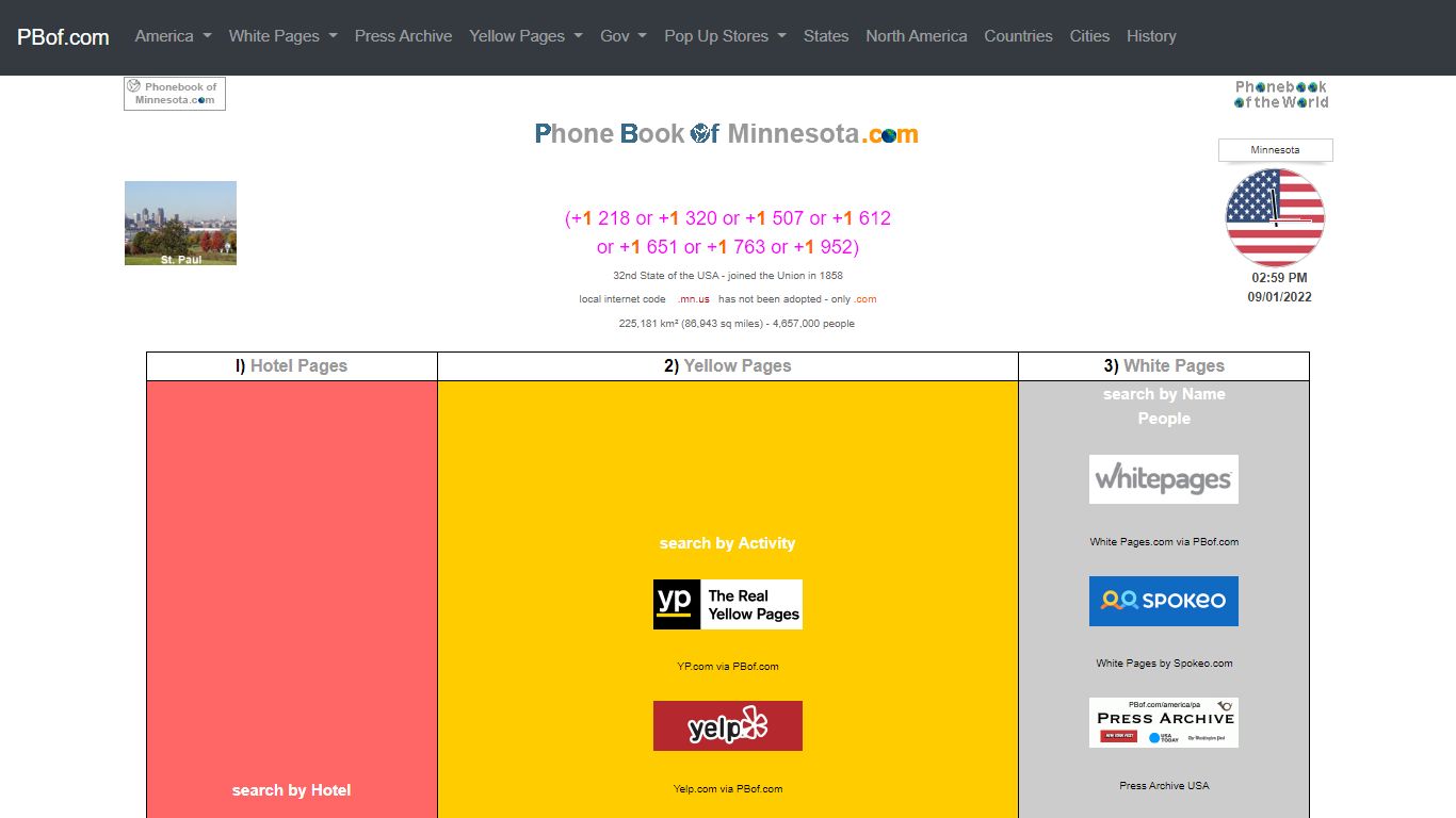 Phone Book of Minnesota.com - Telephone Directory - White Pages